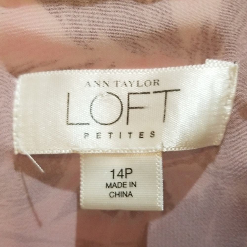 Loft Floral Ruffled Top - Picture 3 of 5